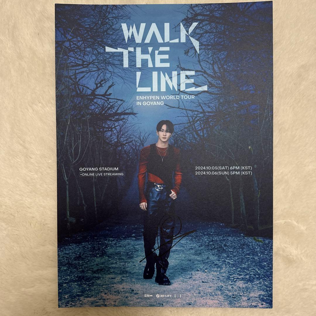 ENHYPEN ジョンウォン 儚い サイン 直筆サイン