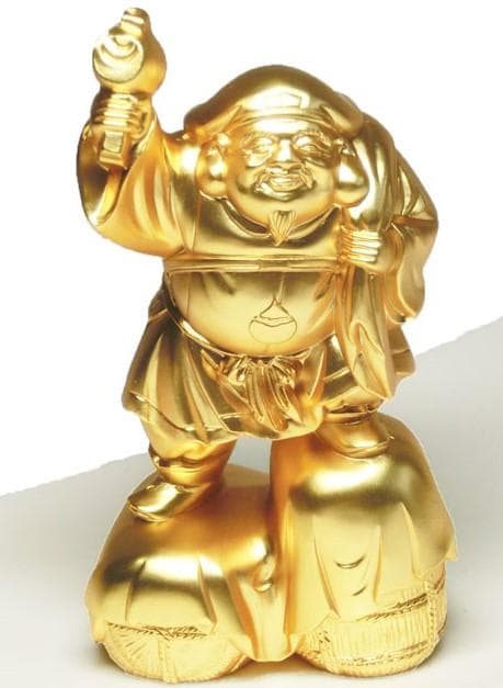 大黒様 置物 縁起物 24k
