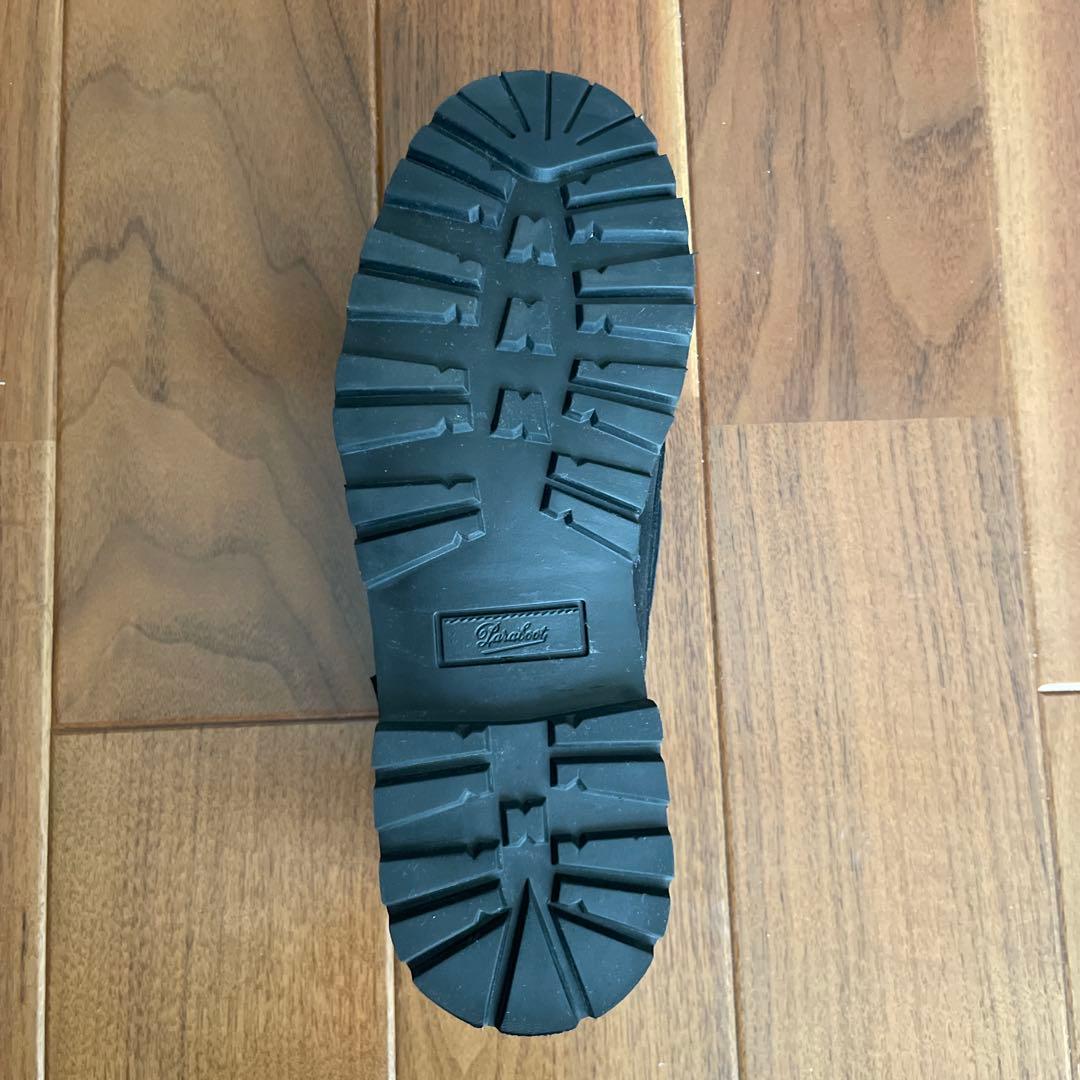 美品 パラブーツ デッキシューズ MALO 黒スエード UK6.5