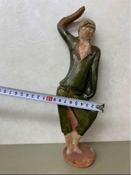 壺□緑釉 土器 須恵器 小壷 発掘品 古壺 時代物 古玩 漢代