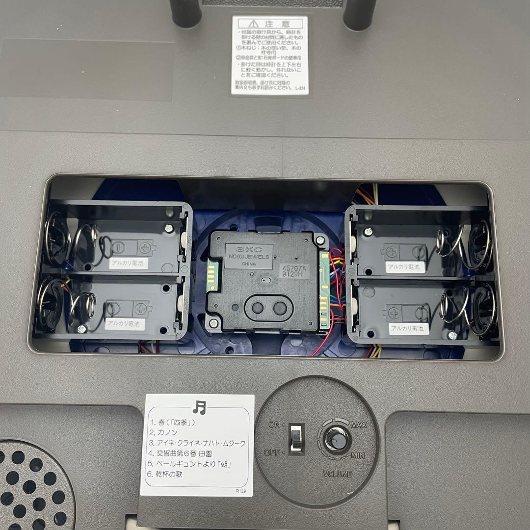 【極美品】SEIKO からくり時計 RE555H 動作確認済 掛時計 電波時計