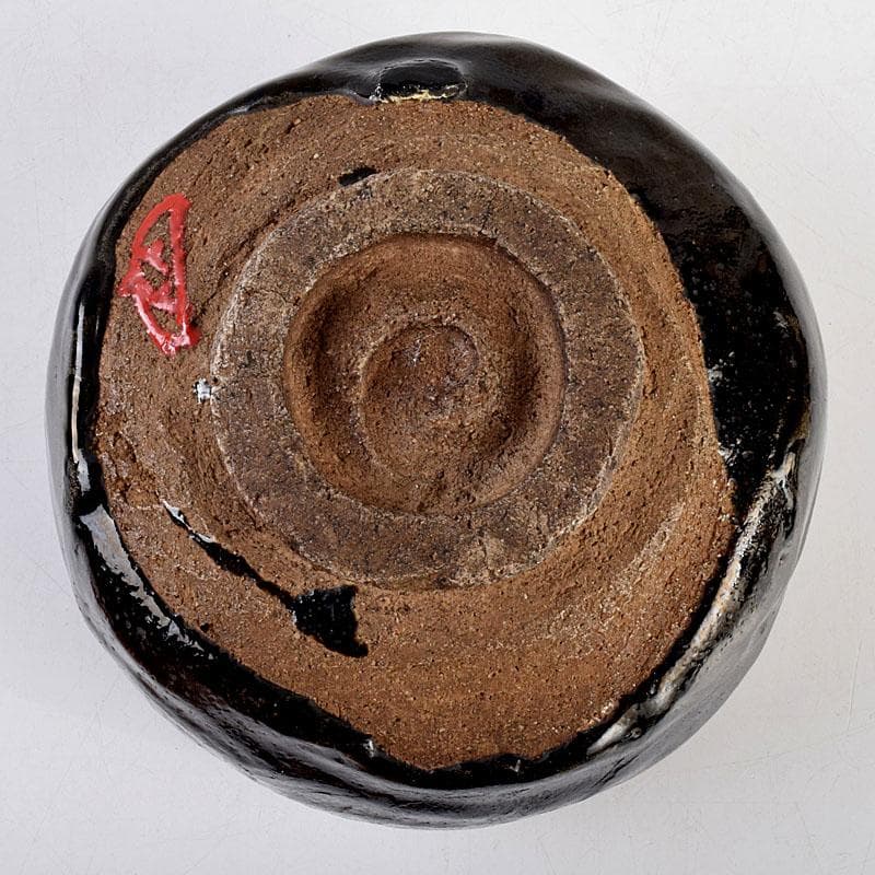 茶道具 大徳寺宙宝和尚在判 黒楽茶碗 時代箱 V 9264