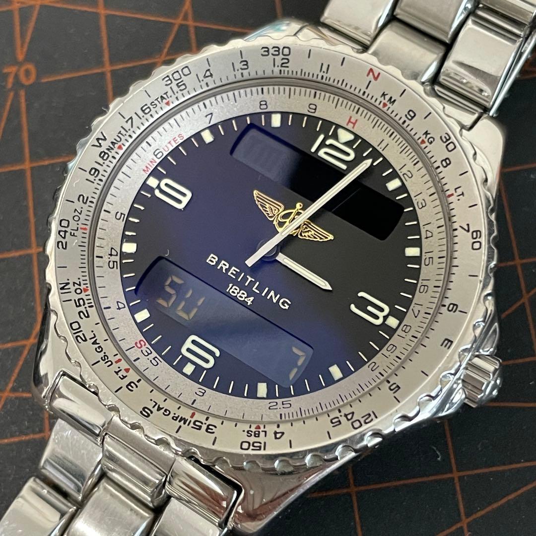 激レア 90年代ヴィンテージ BREITLING クロノスペース