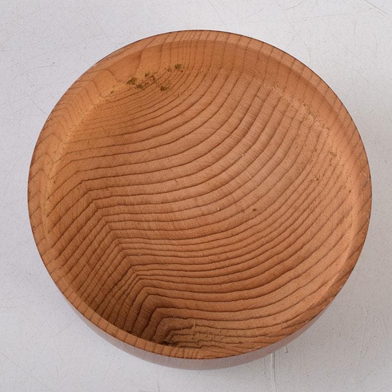 茶道具 飛騨一位一刀彫 十代 飛騨甚五郎 村山群鳳作 棗 共箱 V 8778