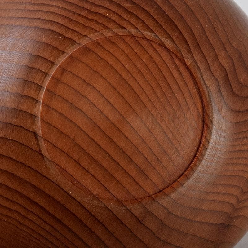 茶道具 飛騨一位一刀彫 十代 飛騨甚五郎 村山群鳳作 棗 共箱 V 8778