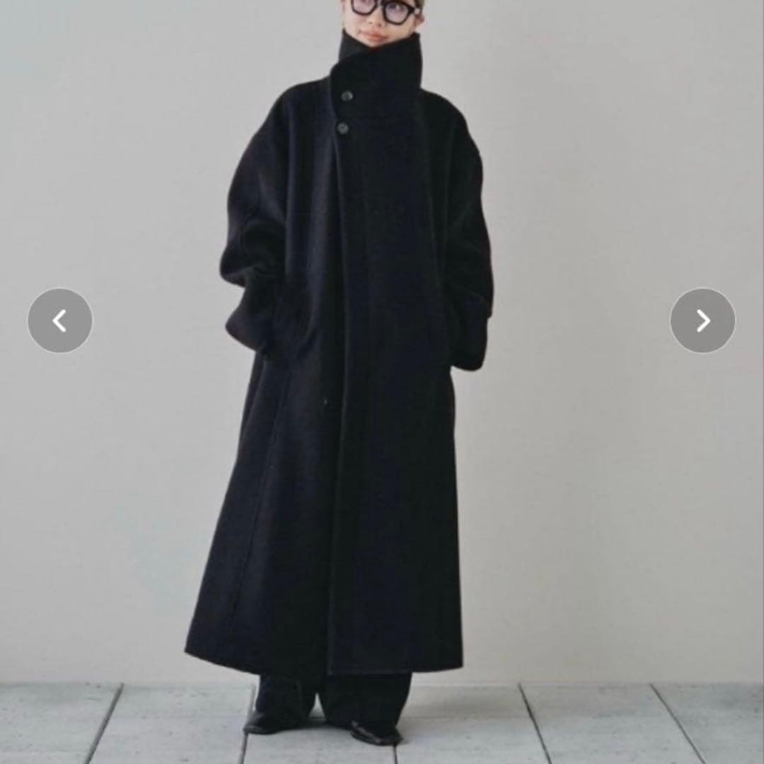 TODAYFUL Standcollar Wool Coat ブラック 36