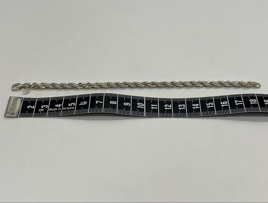 ティファニー TIFFANY ツイストロープ チェーンブレスレット SV925