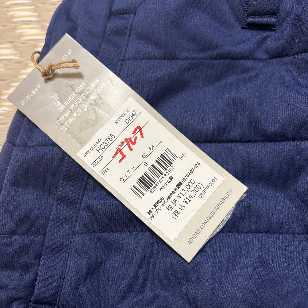 週末限定セール 新品adidasゴルフ レディース セットアップ ネイビーS