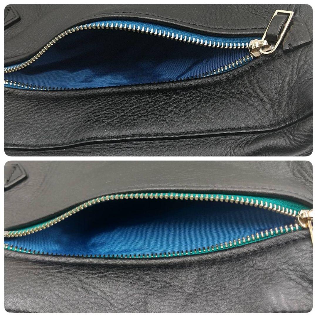 ポールスミス 本革 黒 ビジネスバッグ ブリーフケース シボ革 2way A4可