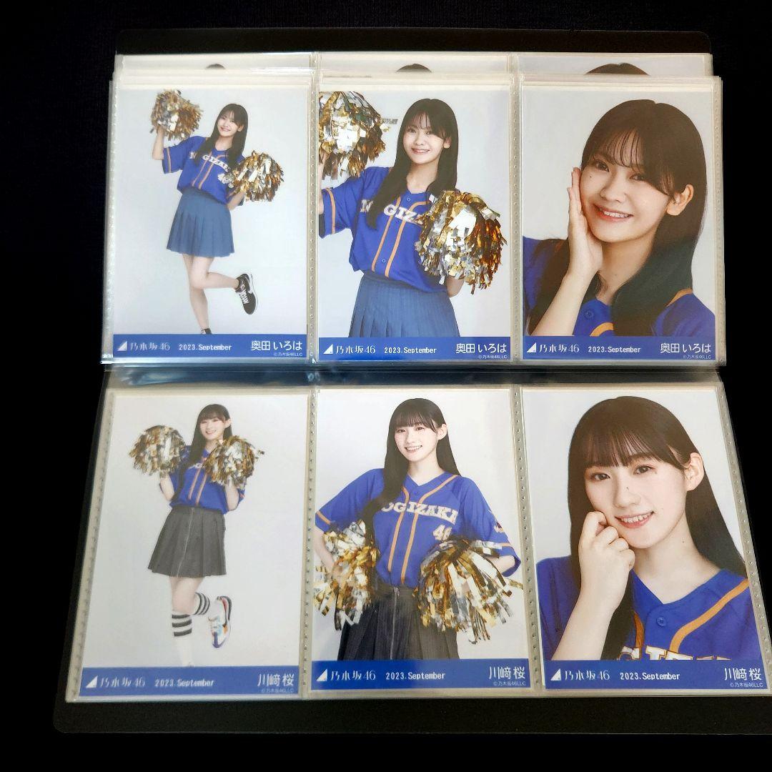 乃木坂46 生写真 2023年9月 ベースボールシャツ 33フルコンプ