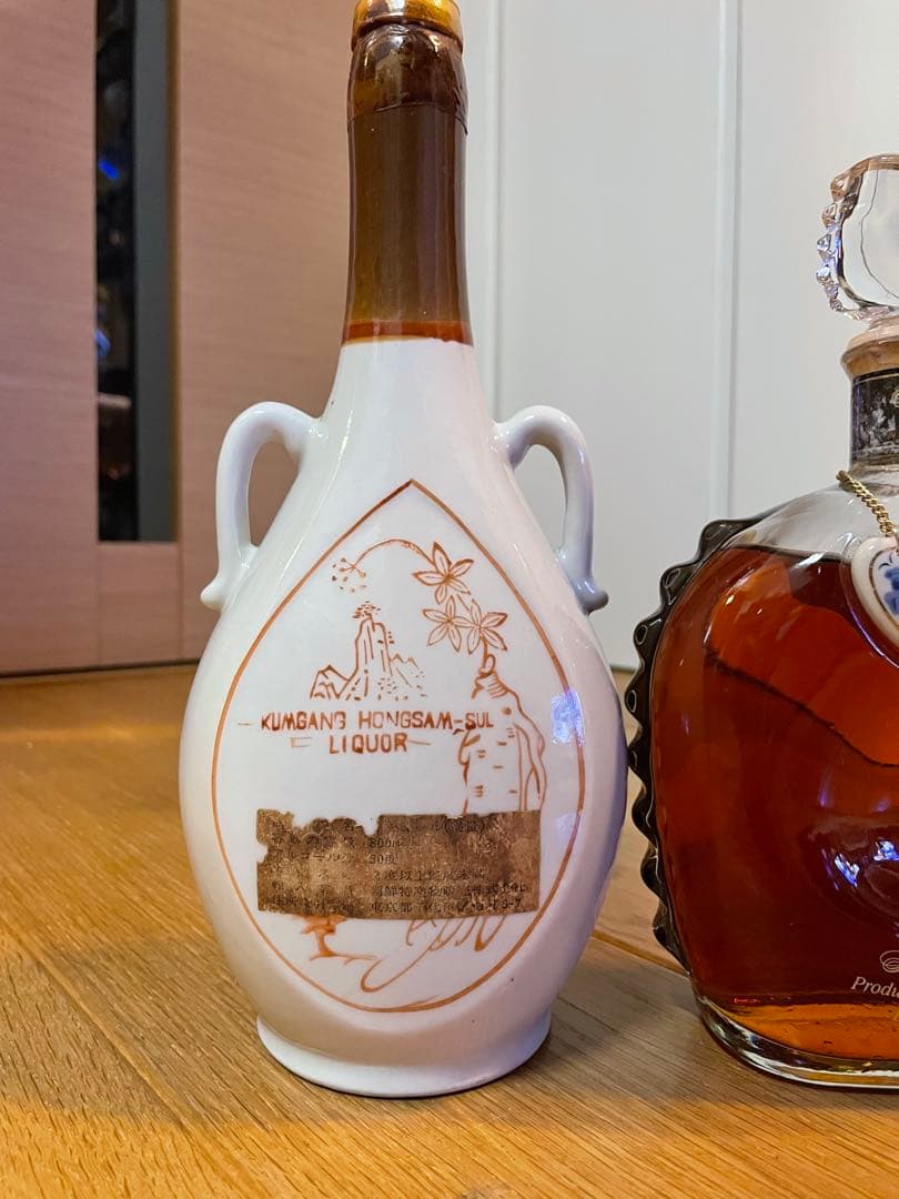 ウイスキー ブランデー 北朝鮮人参酒 4本セット ウイスキー ブランデー