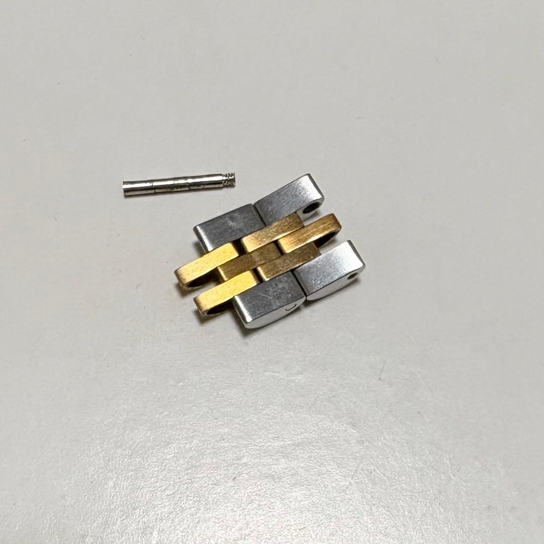 ロレックス デイトジャスト 69173用 余りコマ 2駒 SS×YG コンビ - 時計