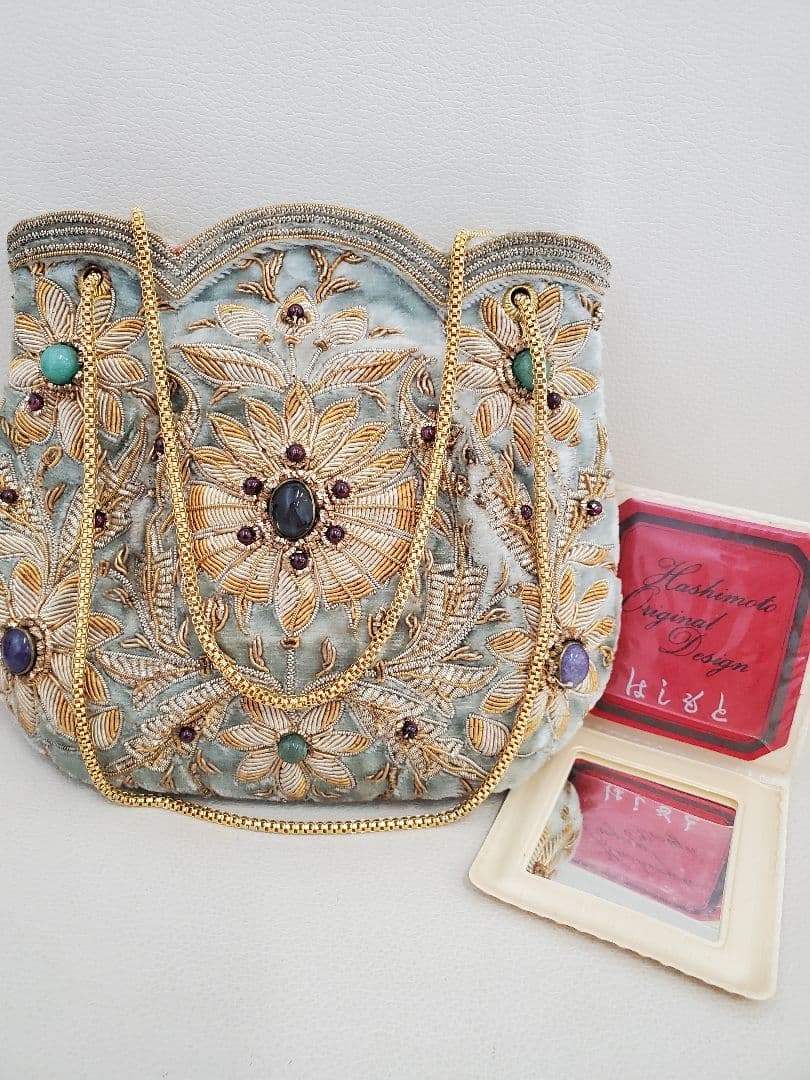 LUMYはしもと ビーズバッグ フォーマルバッグ