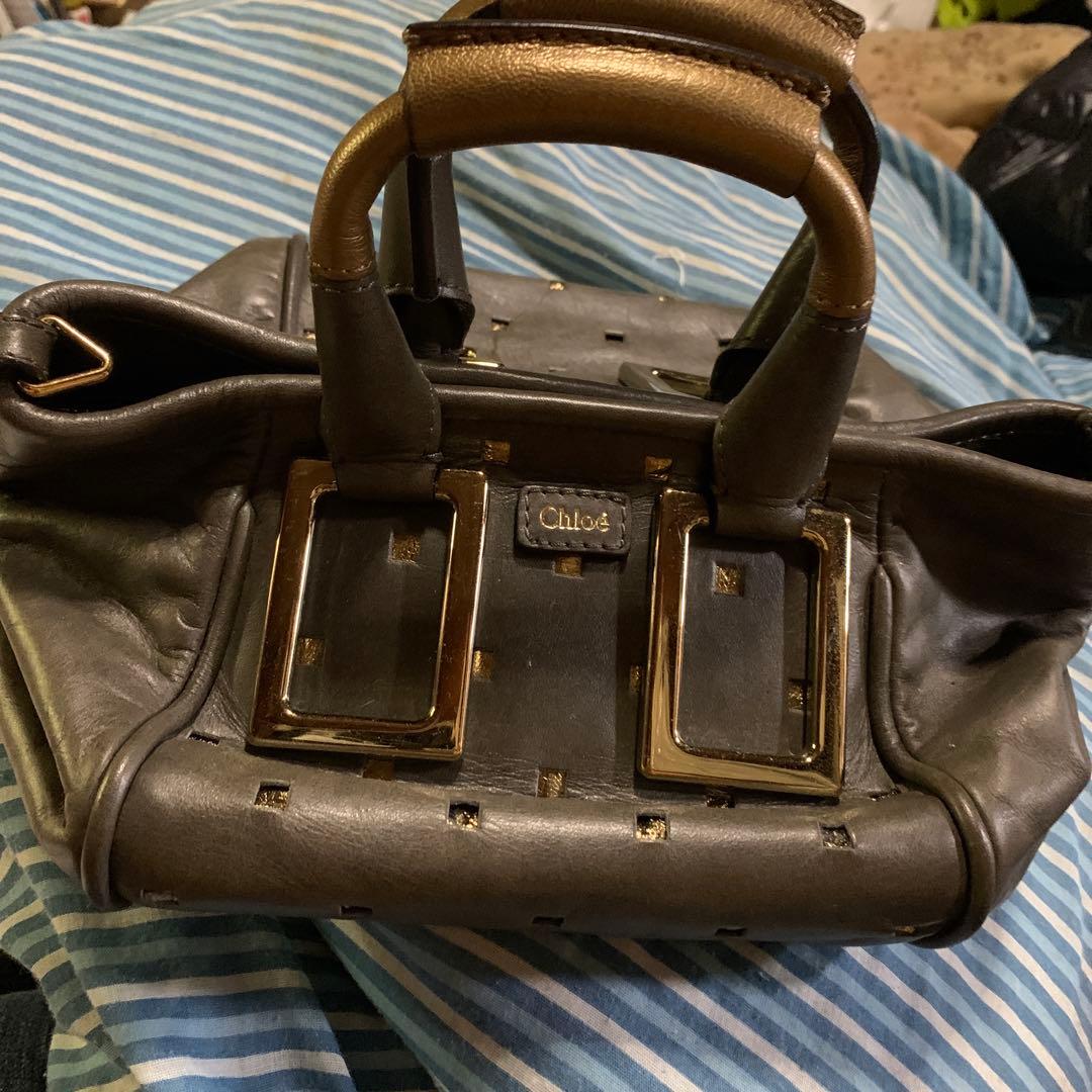 Chloe' クロエ　バッグ　ショルダーにもなります　シワ有り Chloe' クロエ バッグ ショルダーにもなります シワ有り Chloe' クロエ