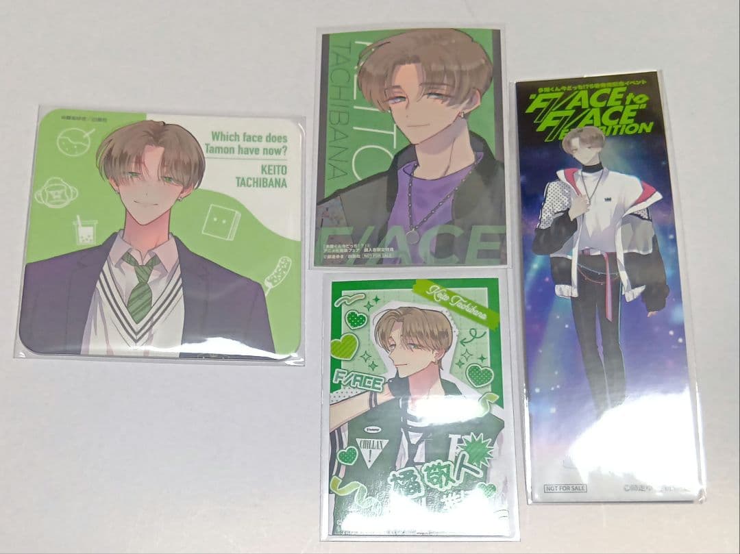 多聞くん今どっち！？ コースター しおり ステッカー チェキ風カード