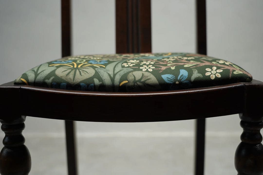 英国 アンティーク チェア 椅子 ウィリアムモリス 良品 ケルムス