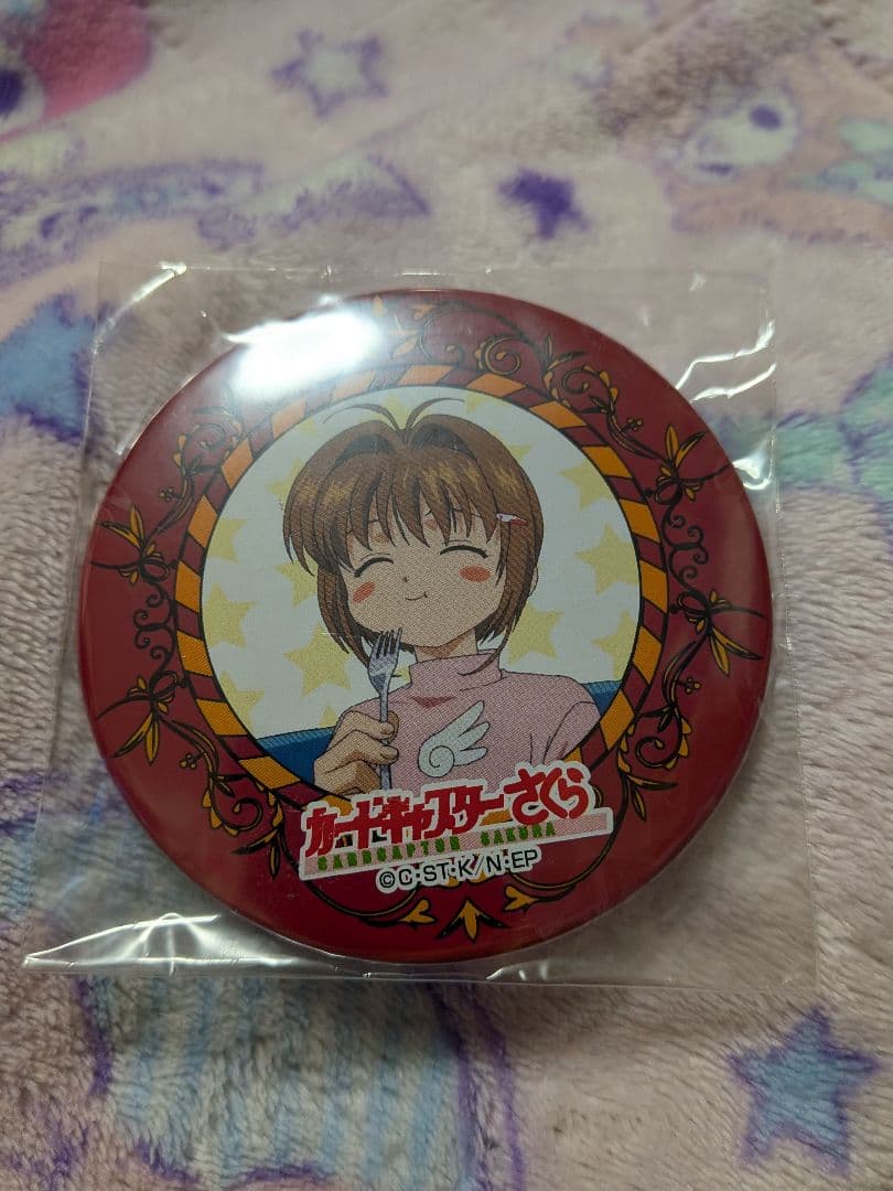 レア カードキャプターさくら 東急ハンズ クロウカードめくり 缶バッジ
