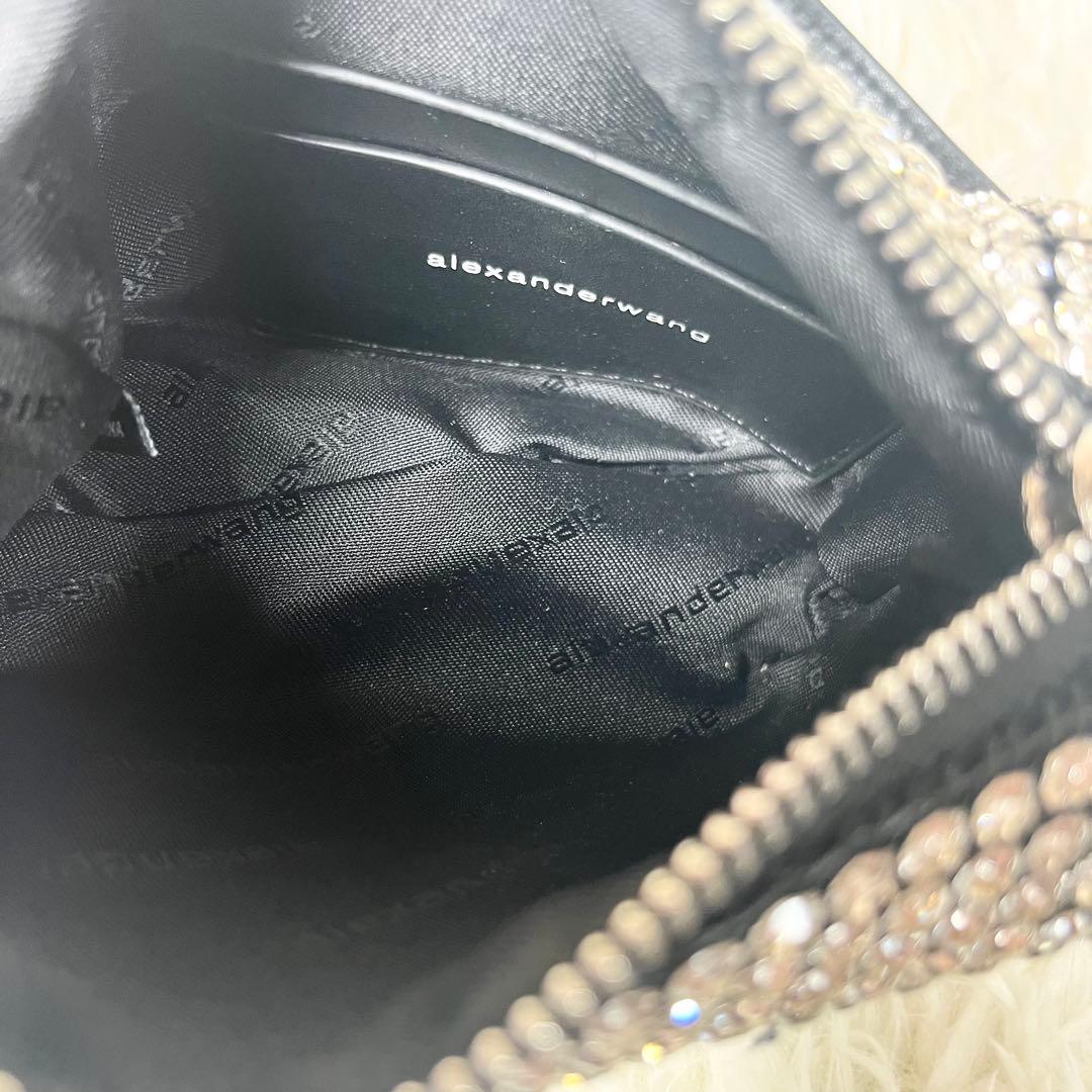 【美品】 アレキサンダーワン heiress ラインストーンメッシュポーチ