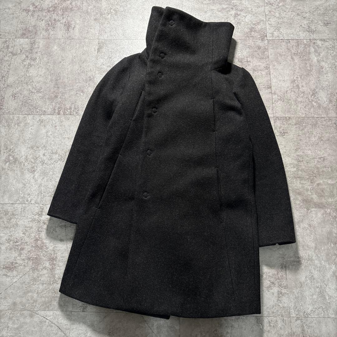ジャケット・アウター 10s The Viridh-anne high neck wool coat