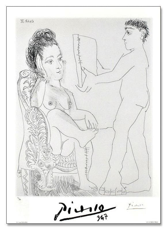 額装品/347series No19/パブロ ピカソ