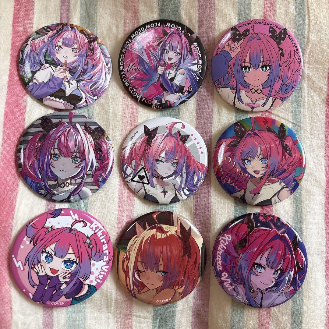 ホロライブ FLOW GLOW's MIXTAPE 缶バッジ 綺々羅々ヴィヴィ - メルカリ