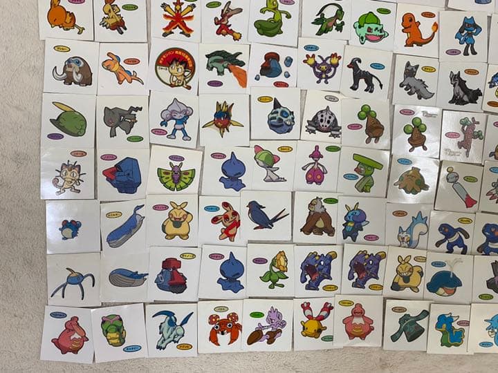 デコキャラシール ポケモンパンシール ポケモンシール 128枚プラスα