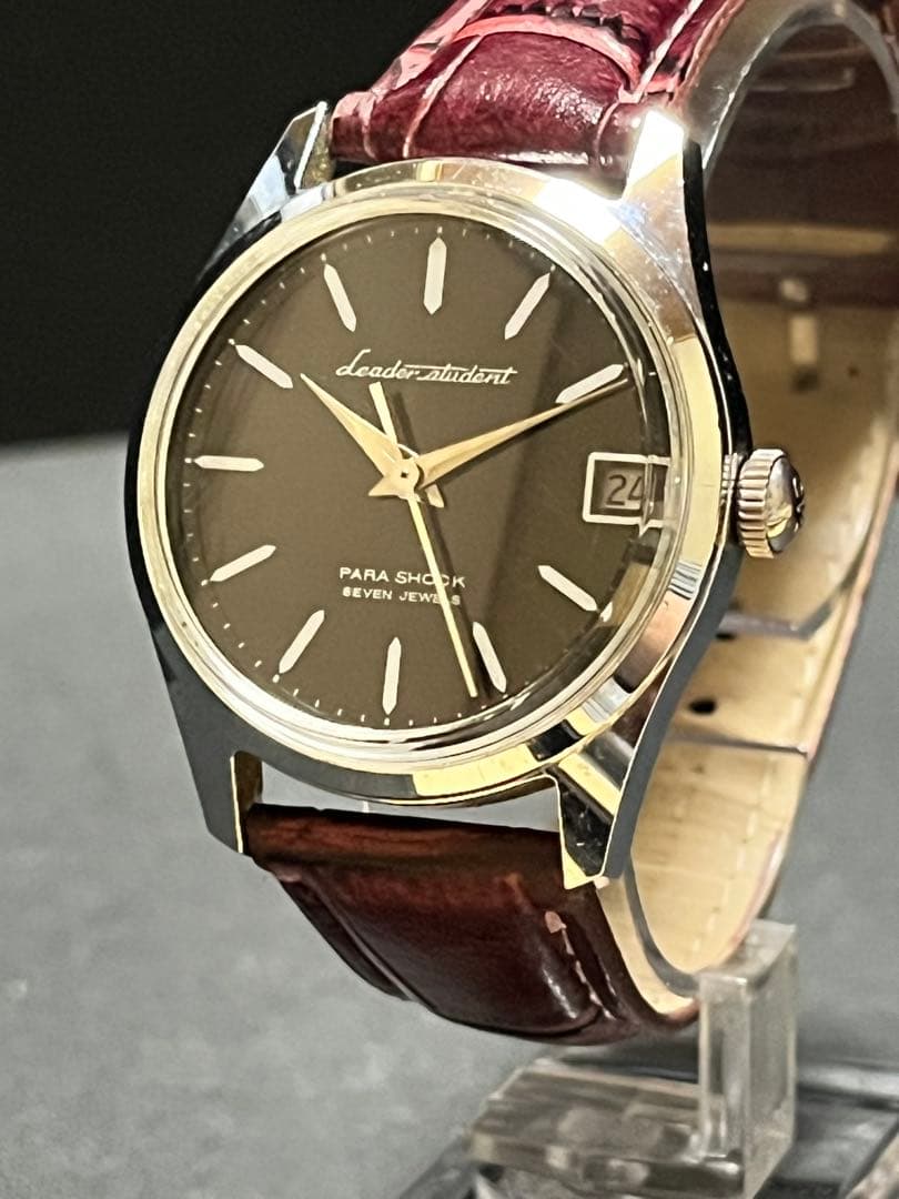 ★超絶品！シチズン リーダースチューデント 動作良好　手巻きメンズ腕時計