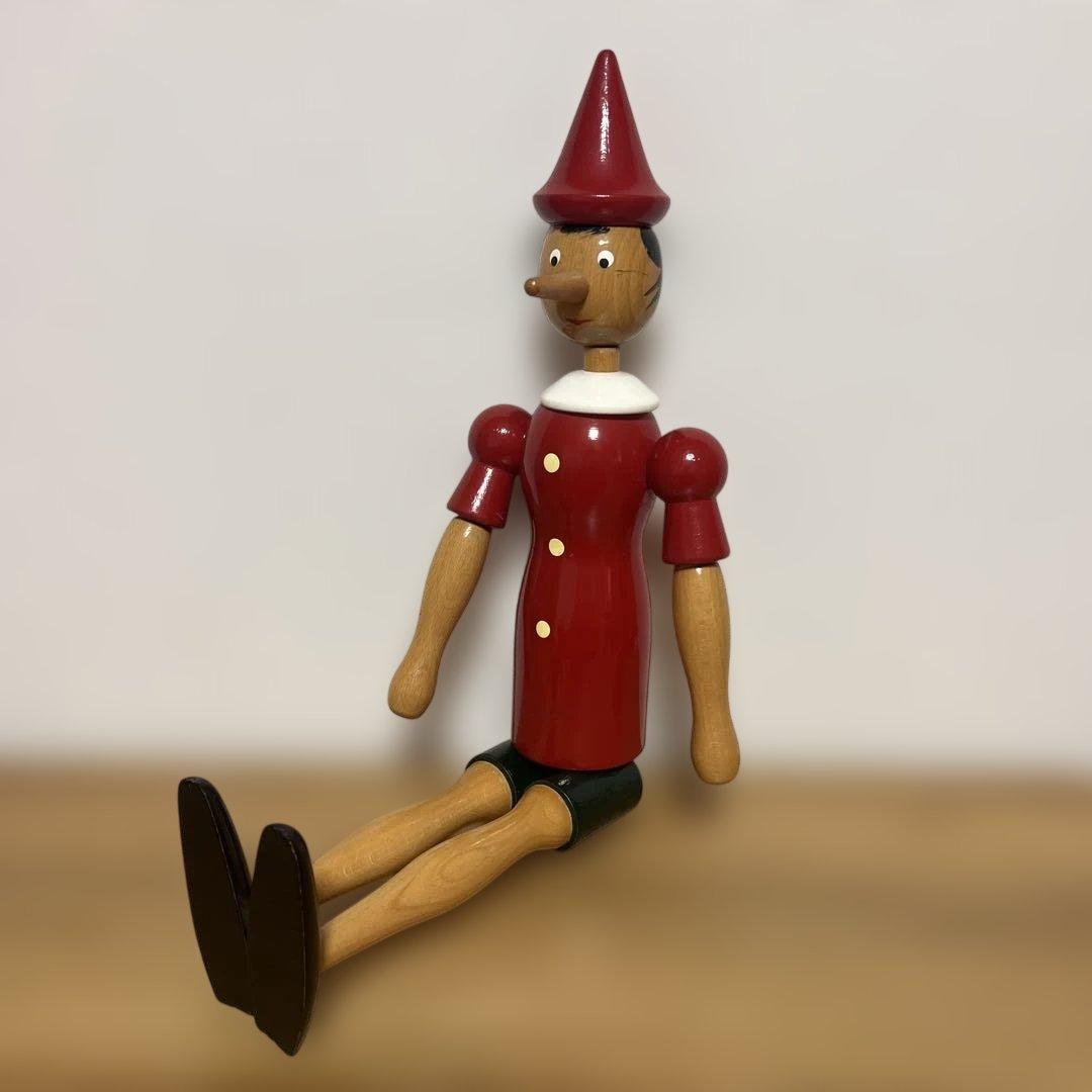 イタリア製 木製 ピノキオ人形 約50cm - メルカリ