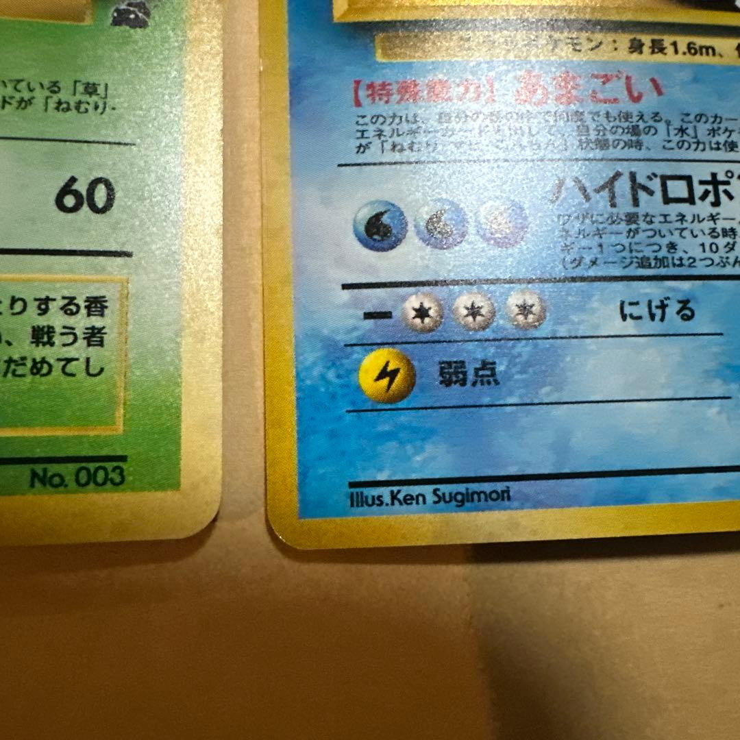 ポケモンカード 旧裏 フシギバナ カメックス イントロパック