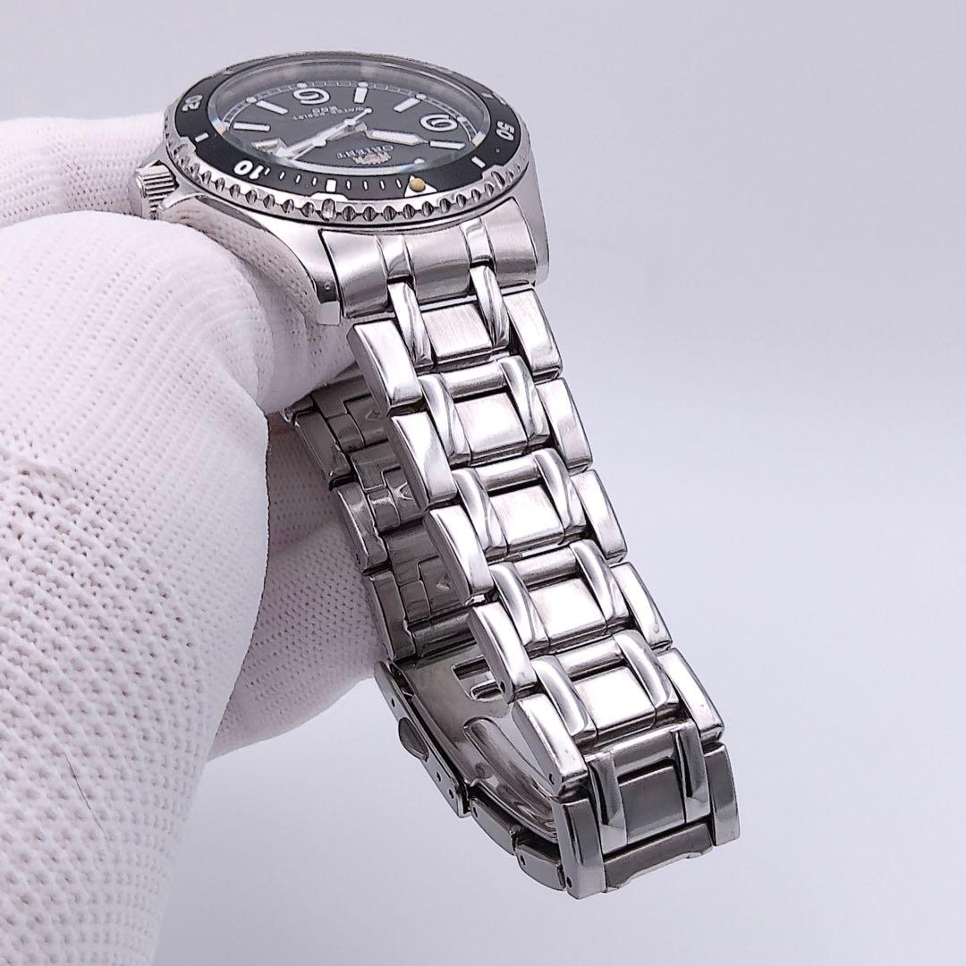 ORIENT ダイバーズウォッチ クォーツ 腕時計 防水 新品電池 稼働品