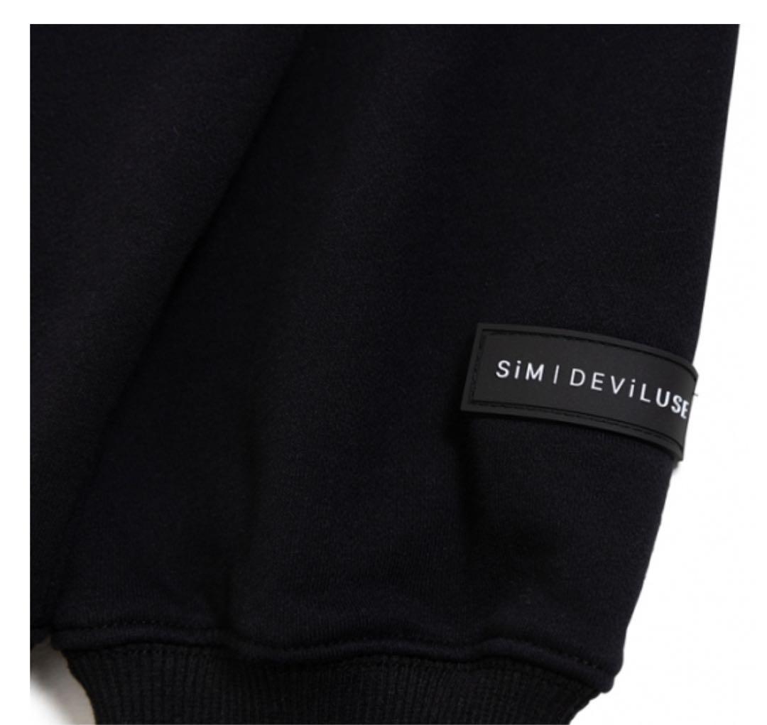 SiM x Deviluse ZIP Hoodie Black S25001