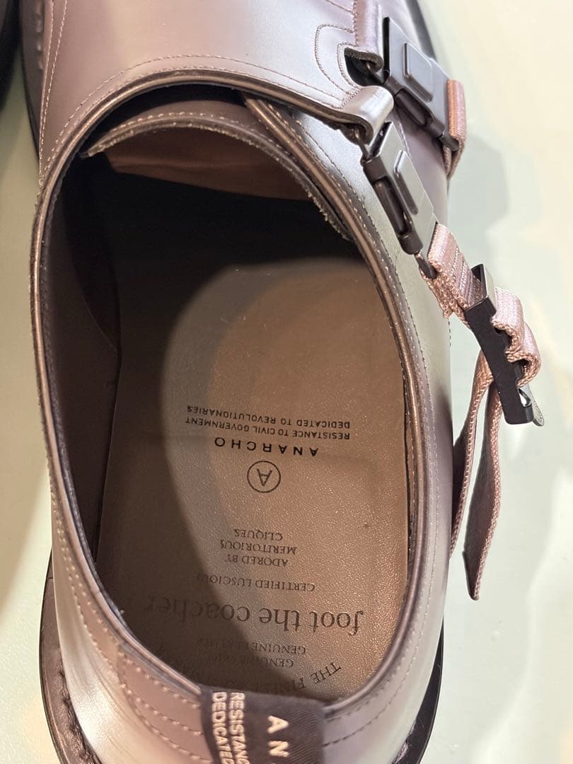 靴 foot the coacher ANARCHO DOUBLE BELT