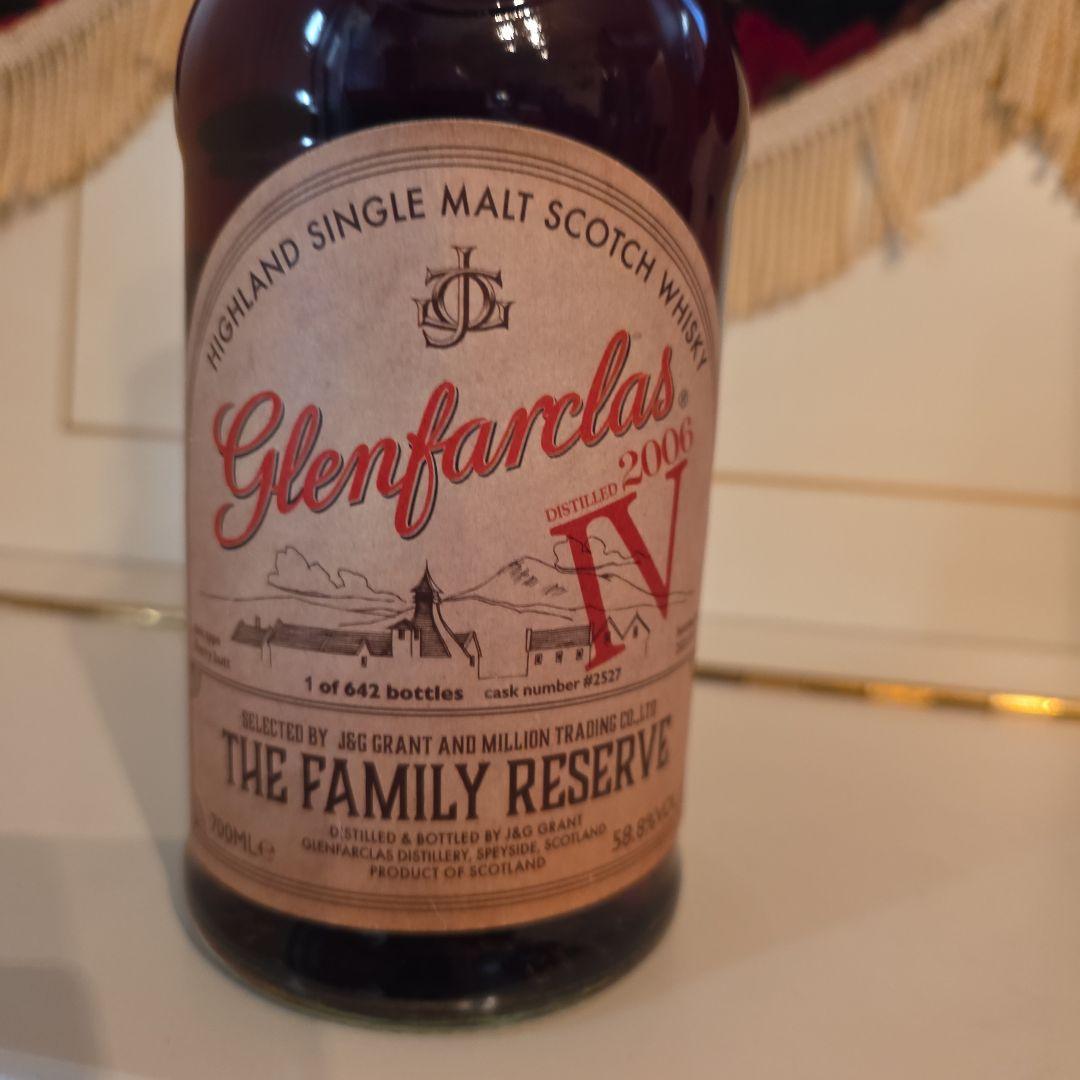 新品Glenfarclasザ ファミリー リザーブNO.Ⅳis[最大限御願引き]
