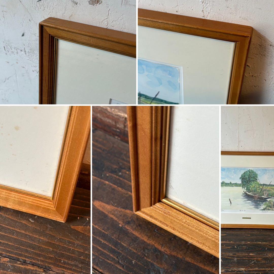 佐々木スカイ＊③ 絵画 リトグラフ セット鈴木信吾 他 直筆サイン入 額縁