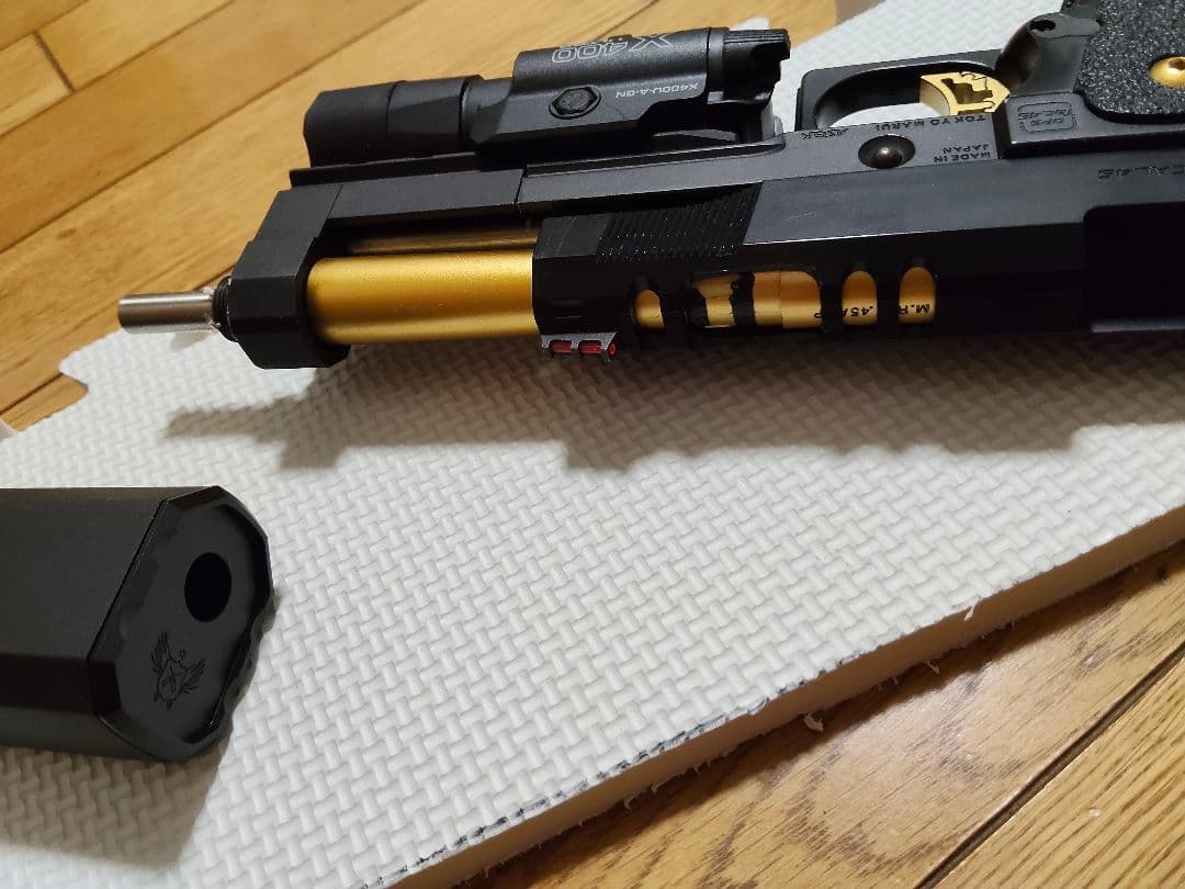 ハイキャパ ゴールドマッチ オスプレイサプレッサー X400ウエポン