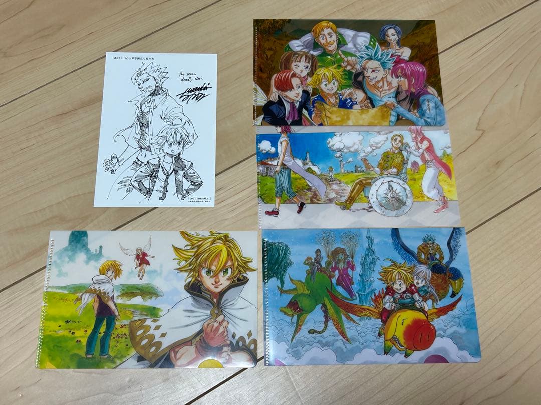 七つの大罪 ミニクリアファイル 特典 - メルカリ