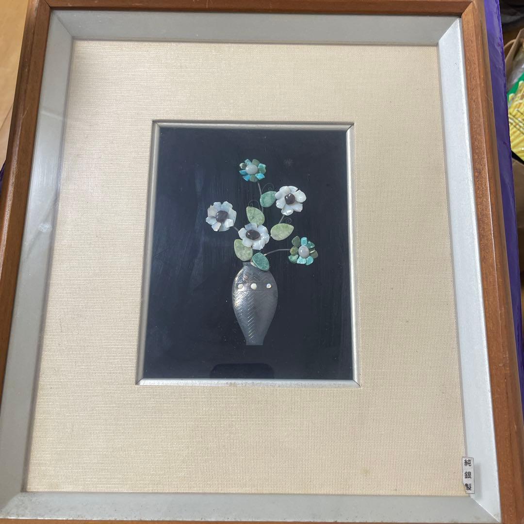 純銀製 花のアート作品 - メルカリ