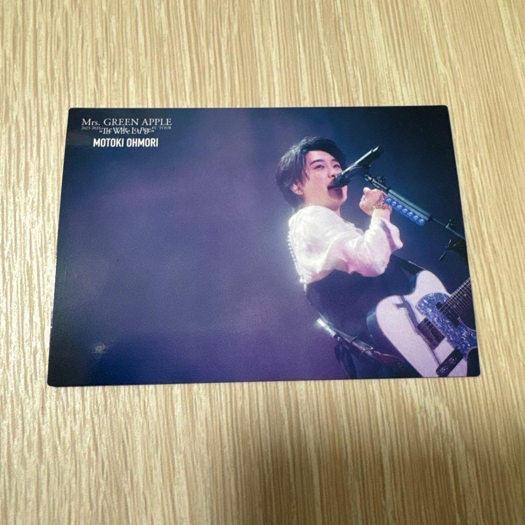 Mrs. GREEN APPLE フォトカード ホワイトラウンジ 040 - メルカリ