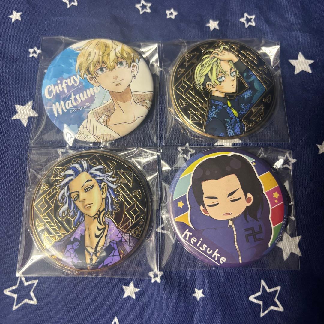 東京リベンジャーズ 缶バッジ 松野千冬 場地圭介 柴大寿 - メルカリ