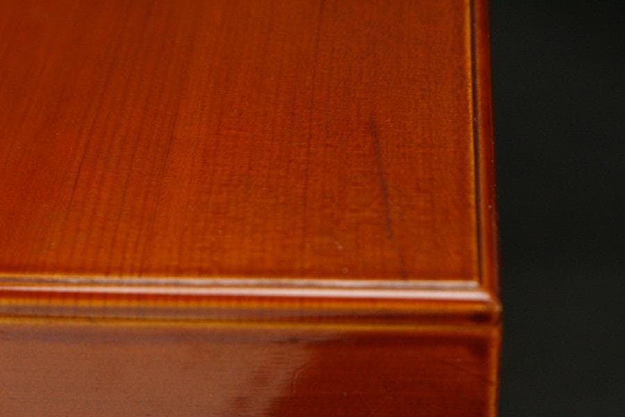 漆 溜塗 重硯 色絵 結び陶水滴(A915)