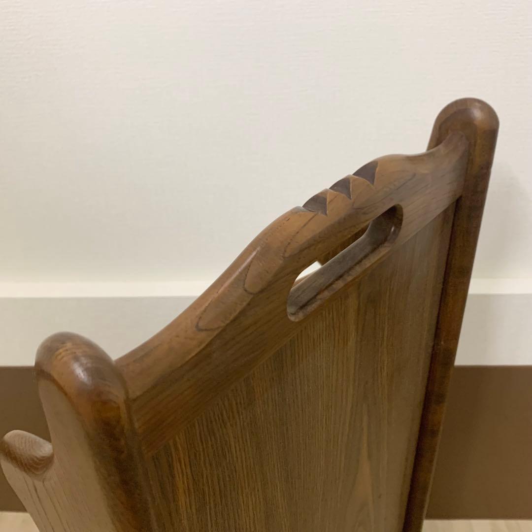 【美品】カリモク マガジンラック 木製ヴィンテージ 昭和レトロ