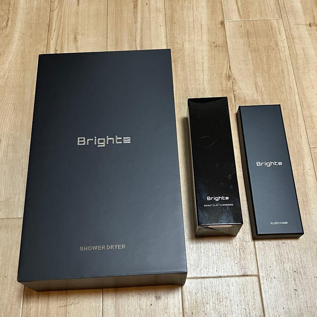 ま*〜様 【新品未使用】Brighte SHOWER DRYER 3点セット ブ