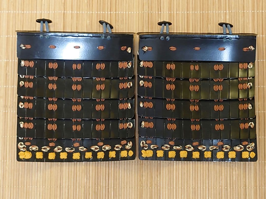 ★★送料無料☆丸武産業製☆光忍☆橙糸威伊予素懸二枚胴具足☆等身大☆鎧兜・甲冑★★