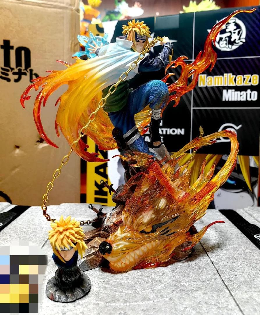 ナルト 波風ミナト ガレージキット 塗装済み完成品 フィギュア 1/8