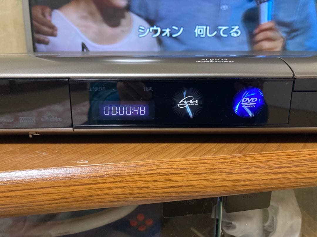 SHARP DV-AC82 DVDレコーダーフルセット　動作良好　送料無料！