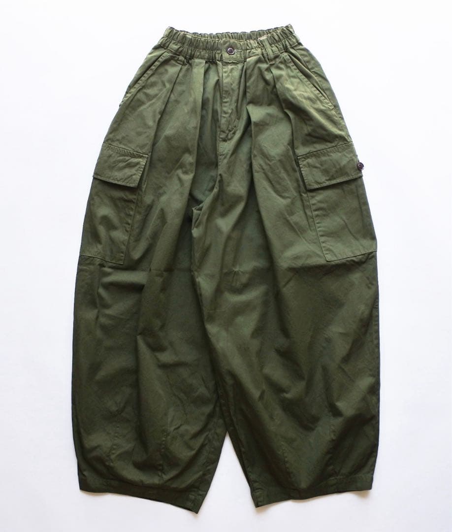 HARVESTY サーカスカーゴパンツ 1/カーキ
