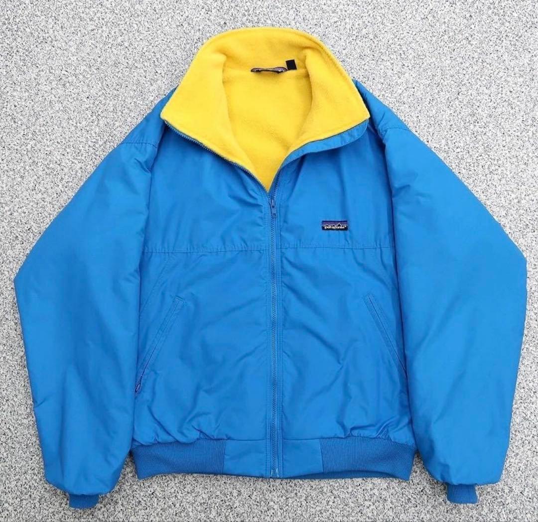 極美品 L 80s パタゴニア 三角タグ シェルドシンチラ ジャケット Mint XL 80s 三角タグ USA Shelled Synchilla Jacket Patagonia
