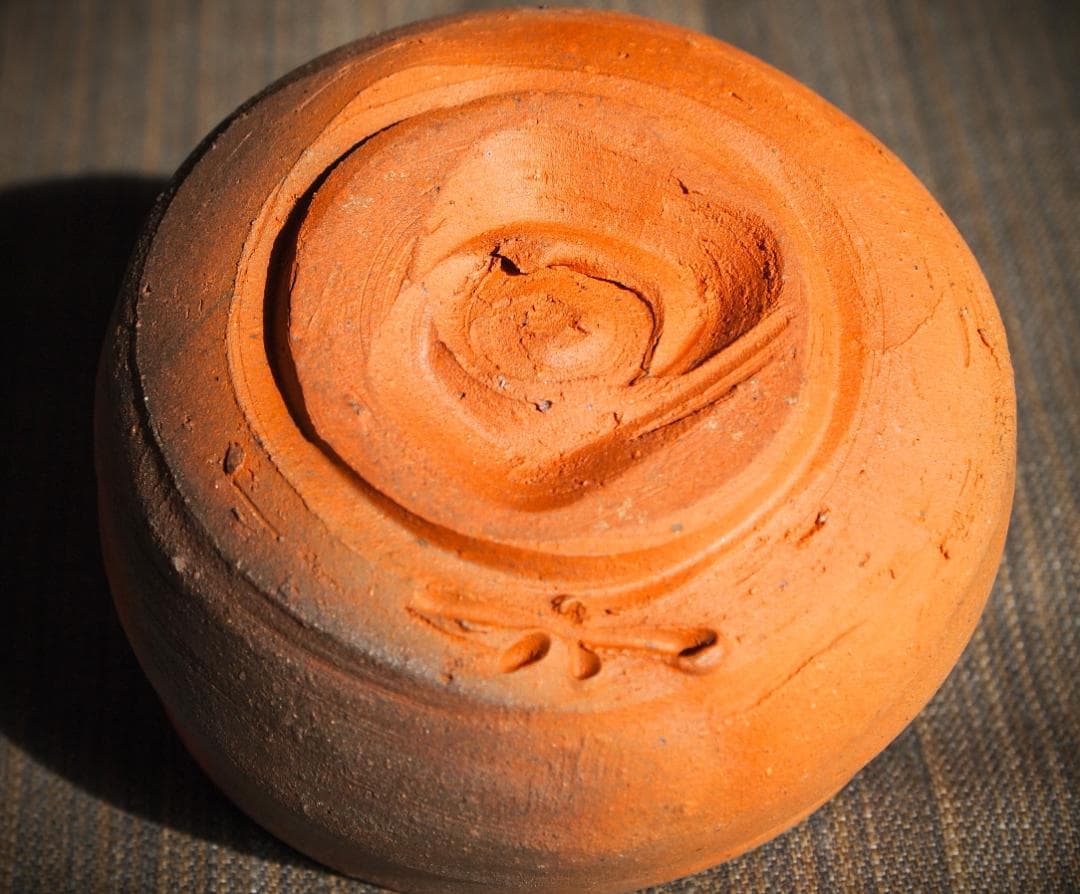 人気作家☆中村和樹【師：中村真・中村六郎】☆備前【窯変】ぐいのみAA