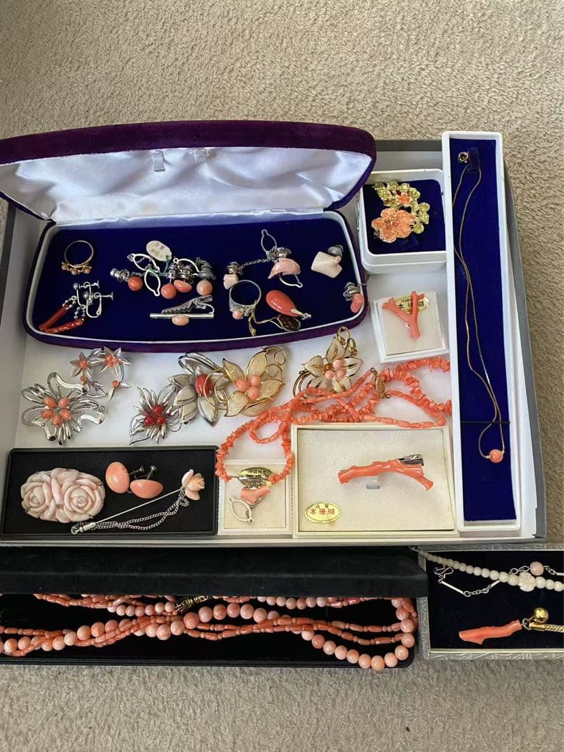 珊瑚、珊瑚風、アクセサリープロチまとめ（205） 珊瑚、珊瑚風、アクセサリープロチまとめ（205）