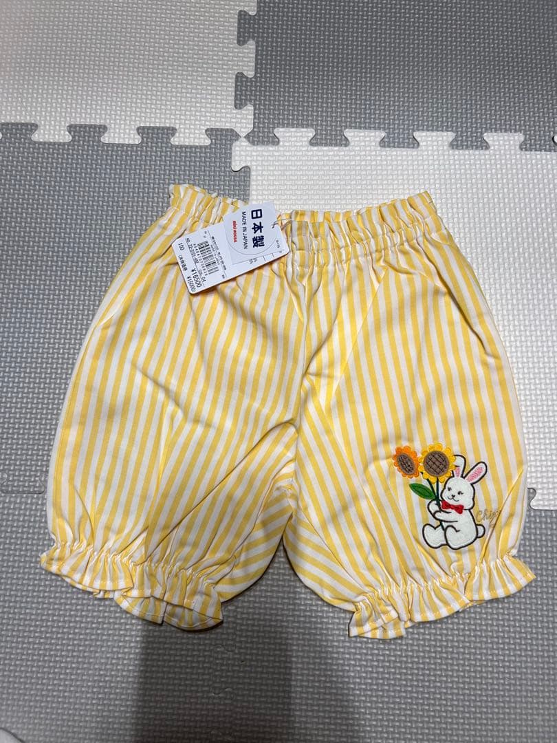 ミキハウス　チエコサク　キュロットスカート100cm